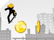 Logħba Stickman Skate City  onlajn