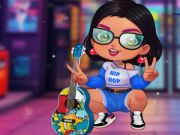 Logħba Tifla eleganti tal-hip hop  onlajn