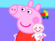 Logħba Puzzle Jigsaw: Peppa Pig New Baby  onlajn