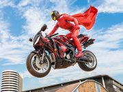 Logħba Real Motorbike Super Hero Stunt 3D  onlajn