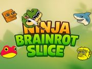 Logħba Slice Ninja Brainrot  onlajn