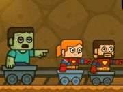 Logħba 2 Player BlockMiner Escape  onlajn