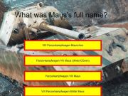 Logħba Quiz tat-Tank: Maus  onlajn