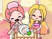Logħba Puzzle Jigsaw: Aha World Newborn & Tqala  onlajn