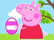Logħba Puzzle jigsaw: bajd tal-Għid tal-majjal peppa  onlajn