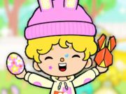 Logħba Puzzle Jigsaw: Toca Boca Easter onlajn