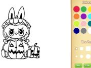 Logħba Halloween Labubu Color & Tpinġija Logħba onlajn