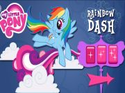 Logħba Rainbow Dash's Cloud Bump onlajn