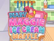 Logħba Djarju Maggie: ġelat Waffle onlajn