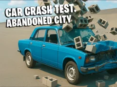 Logħba Car Crash Test Abandoned City onlajn