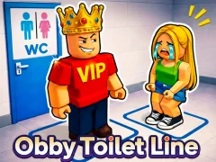 Logħba Obby Toilet Line onlajn