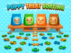 Logħba Puppy Treat Sorting onlajn