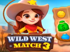 Logħba Wild West Match 3 onlajn