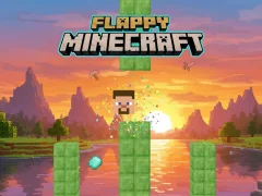 Logħba Flappy Minecraft onlajn