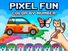 Logħba Pixel Fun Color By Number onlajn