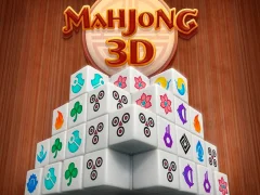 Logħba Mahjong 3D onlajn
