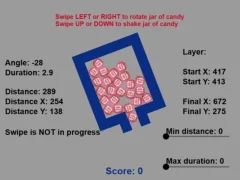 Logħba Candy Shake Shake Gravity Puzzle onlajn