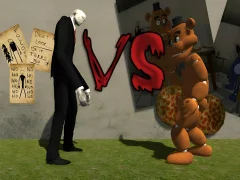 Logħba Slenderman vs Freddy Fazbear onlajn