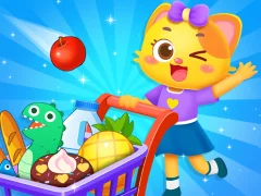 Logħba Supermarket Shopping For Kids onlajn