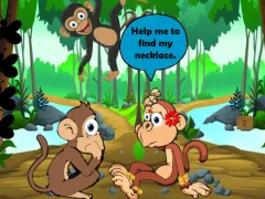 Logħba Find The Monkey Necklace onlajn