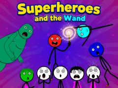 Logħba Superheroes and the Wand onlajn