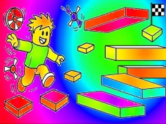 Logħba Coloring Book: Roblox Obby Runner onlajn