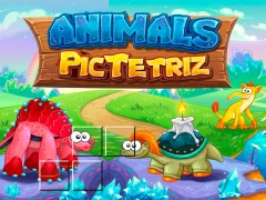 Logħba Animals Pic Tetriz onlajn