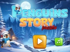 Logħba Penguins Story Puzzle onlajn