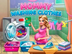 Logħba Mommy washing clothes onlajn