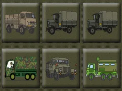 Logħba Army Trucks Memory onlajn