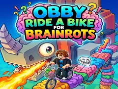 Logħba Obby Ride a Bike For Brainrots onlajn
