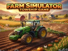 Logħba Farm Simulator Township Game onlajn