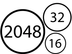 Logħba Merge Numbers 2048 onlajn