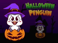 Logħba Halloween Penguin onlajn