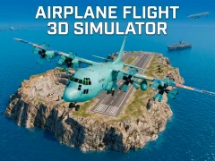 Logħba Airplane Flight 3D Simulator onlajn
