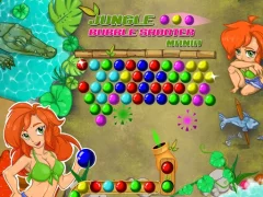 Logħba Jungle Bubble Shooter Mania onlajn