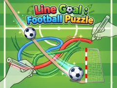 Logħba Line Goal : Football Puzzle onlajn