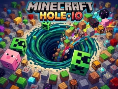 Logħba Minecraft Hole IO onlajn