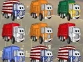 Logħba Garbage Trucks Matching onlajn