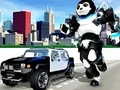 Logħba Police Panda Robot onlajn