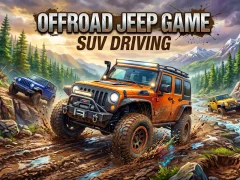 Logħba Offroad Jeep Game SUV Driving onlajn