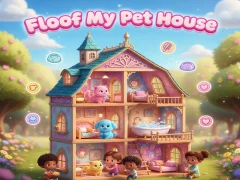 Logħba Floof My Pet House onlajn