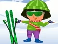 Logħba Dora Ski Dress up onlajn