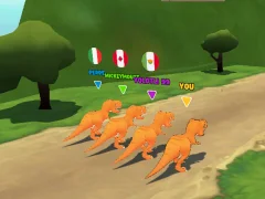 Logħba Dinosaur Shifting Run onlajn