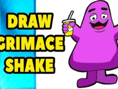 Logħba Grimace Shake: Draw and Erase onlajn