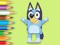 Logħba Coloring Book: Happy Bluey onlajn