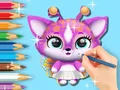 Logħba Coloring Book: Cute Fluvsies onlajn