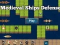 Logħba Medieval Ships Defense onlajn
