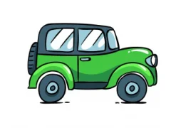 Logħba Cartoon Cars Spot The Difference onlajn