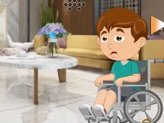 Logħba Help the Disability Boy onlajn
